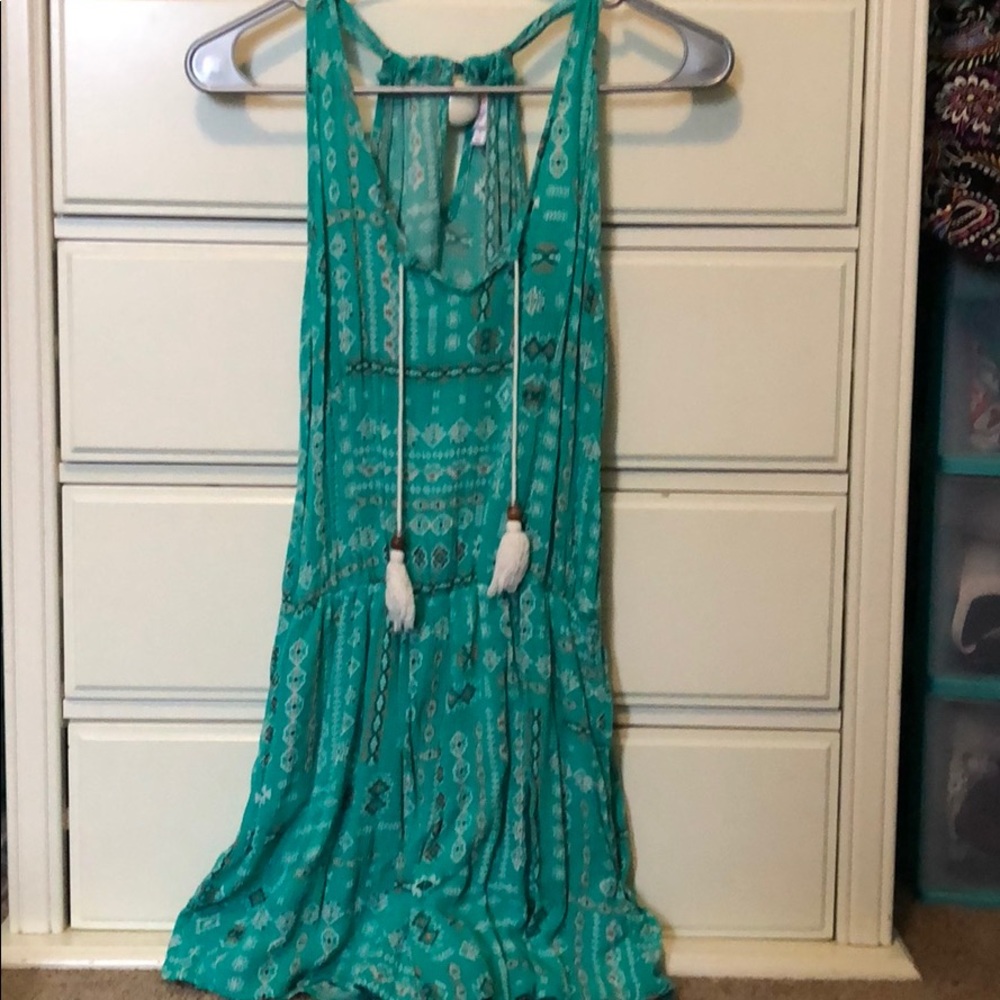 Green mossimo romper